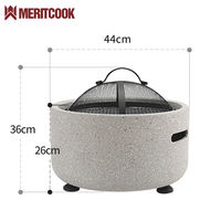 Pot de feu Portable en oxyde de magnésium, ml, pour Table, gril, Patio, chauffage de Camping, sans fumée, MGO