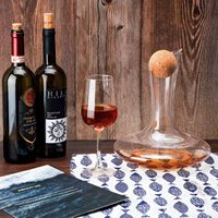 Bouchon de bouteille de liège en bois pour Carafe à vin, bouteille de Carafe de remplacement