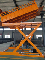 Table élévatrice à ciseaux fixe, plateforme élévatrice hydraulique, rampe de chargement pour entrepôt