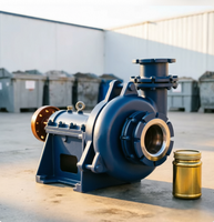 Pompa centrifuga per liquami a media pressione da 100 x 125 mm a bassa manutenzione per il trasferimento di concentrati minerali