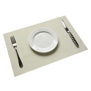 激光切割金线塑料升华空白垫矩形PVC餐桌餐垫