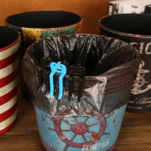 Master Gu Waste <b>Bins</b> 2230 Round No <b>Lid</b> Retro British Style Household Trash Can - Product Image 4