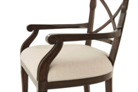 Chaises de salle à manger de style nordique, meubles de luxe haut de gamme, chaise de salle à manger en bois de mahogany massif avec dossier haut pour la maison