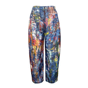 2025 nuovo stile di <span class=keywords><strong>pantaloni</strong></span> Machete a gamba larga da <span class=keywords><strong>donna</strong></span>-<span class=keywords><strong>Pantaloni</strong></span> Cargo Casual a vita media larghi ispirati alla dopamina con stampa 3D - Product Image 6