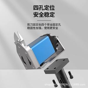 Tijeras Neumáticas Rectas de Aleación de Aluminio de 10, 15 y 25 mm para Corte de Plástico de 1-3 mm para Robots de Moldeo por Inyección - Product Image 3