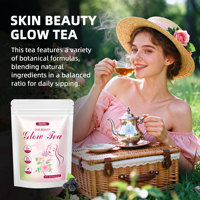 Thé en sachets Jiaoming de haute qualité pour l'éclat de la peau, thé santé pour la beauté et le blanchiment de la peau, contient du collagène, thé en sachets en gros