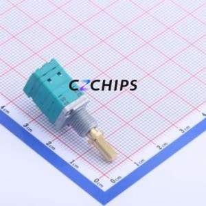 Resistencia Ajustable/Potenciómetro RK0971115Z0E, Componente de Orificio Pasante (THT), Resistencia de 5kOhm, 20%, 30V, 50mW - Product Image 1