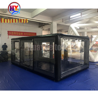 Offre Spéciale gonflable Carport Pvc bâche de voiture peinture lavage abri tente Portable voiture Parking Garage