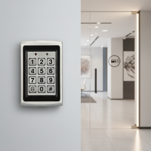 Sistema di Controllo Accessi in Metallo Argentato Antiurto e Impermeabile, Lettore di Smart Card, Controller con Ingresso Password One Hundred Twenty-five - Product Image 6