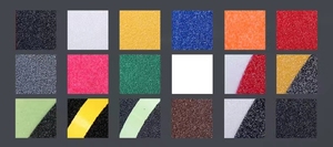 Màu đen và màu xanh lá cây <span class=keywords><strong>PVC</strong></span> Acrylic không trượt chống trượt sàn an toàn kéo băng 5cm * 18M cảnh báo băng cho cầu thang mạnh mẽ dính - Product Image 4