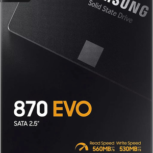 Твердотельный накопитель Samsung 870 EVO SATA III 1 ТБ, 2,5 дюйма, внутренний, для ПК и ноутбуков, для повышения производительности, новинка для профессионалов и повседневных пользователей - Product Image 1