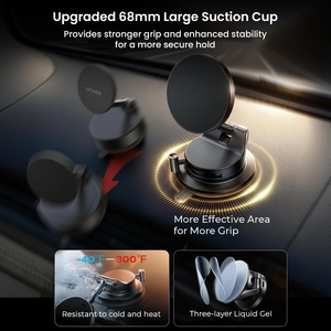 Soporte Magnético Universal para Teléfono de Coche con Carga Inalámbrica de 15W y Altura Ajustable para Montaje en el Tablero - Product Image 5