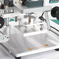 Machine de presse à chaud pneumatique pour le marquage à chaud et l'embossage du cuir, modèle QS90, multicolore, 110V/220V