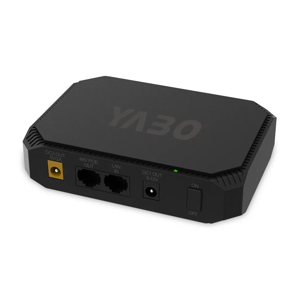 Taşınabilir Mini DC UPS 12V 9V 5V pil yedekleme POE 48V lityum iyon batarya 48V için Wifi yönlendirici CCTV güç izleme güç kaynağı