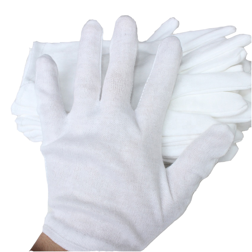 Amazon Cotton Gloves Bulk Salbsever Pairs White Gloves Thin Cotton
