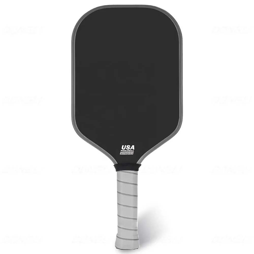 Dongli Sports Customs Toray Raw Carbon T700 Pickleball Paddle With Grooves Texture Beach Tennis Raquette