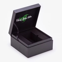 Boîte magnétique en carton rigide noir de luxe fabriquée en Chine pour l'emballage de cosmétiques, d'appareils dentaires, avec logo personnalisé, insert en mousse magnétique