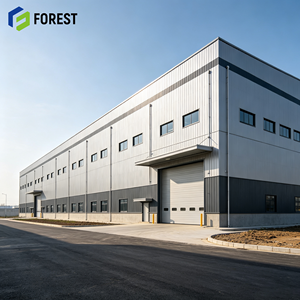 Edificio de Almacenamiento Modular de Acero de Alta Claridad, Prefabricado, de Gran Envergadura, para Uso Industrial - Product Image 1