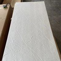 Revêtement mural intérieur en pierre souple et flexible, 120x60cm, imitation travertin, carrelage en placage, ignifuge, imperméable, taille personnalisée