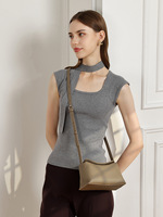 Nouveau Sac Bandoulière Décontracté en Cuir Véritable pour Femme 2026 avec Sangle Unique Exquise et Grande Capacité – Sacs à Épaule pour Dames