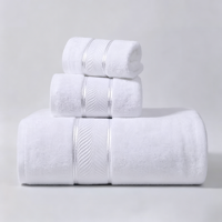 Hotel Quality 100% Cotton Eco-Friendly Antimicrobial Quick-Dry Embroidered Solid Color Adult Customizable Bath Towels Towel