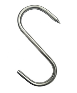 Gancio per Carne <span class=keywords><strong>a</strong></span> S Girevole in Acciaio Inossidabile 304, <span class=keywords><strong>Punta</strong></span> Affilata Antiscivolo, Gancio da Macellaio per Conservazione <span class=keywords><strong>a</strong></span> Freddo, Maiale, Manzo, Gancio per Appendere nel Mattatoio - Product Image 3