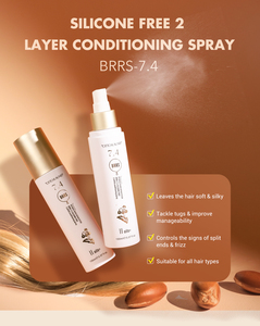 Fabricant de laque pour <span class=keywords><strong>cheveux</strong></span> Logo personnalisé Protein Silk Hair Conditioner <span class=keywords><strong>Spray</strong></span> à laisser dans l'huile d'argan <span class=keywords><strong>Spray</strong></span> protecteur de chaleur - Product Image 3