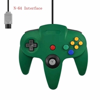 Controlador USB con cable para 64 para N64 Gamepad Joystick Classic Gaming Joypad para consola N64