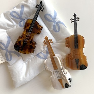 Retro Gitarrenförmige Acetat-Haarklammern Großhandel Süß<span class=keywords><strong>e</strong></span> Niedliche Haarspangen - Product Image 3