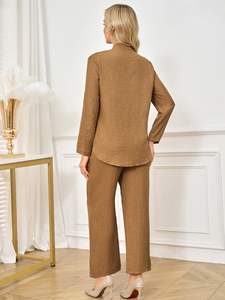 Vente en gros d'ensemble de vêtements islamiques bon marché tenue de travail chic pour femmes costumes pour femmes tenue de bureau dubaï turquie pour dames dame de bureau - Product Image 5