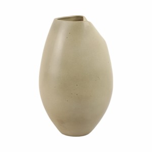 Vaso ovale moderno in ceramica per soggiorno e decorazioni per la casa, vaso decorativo in terracotta per camera da letto e esposizione in ambienti interni - Product Image 4