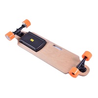 Skateboard long pliant professionnel portable avec quatre roues, planche à roulettes électrique de bonne qualité