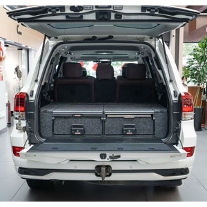 ระบบลิ้นชักคู่ VRD4X4 คุณภาพสูง ป้องกันการสั่นสะเทือน สำหรับรถยนต์โตโยต้าแลนด์ครุยเซอร์ ซีรีส์ 200 และ Lexus LX570 ระบบลิ้นชักอัลติเมท โซลูชั่นการจัดเก็บ - Product Image 5