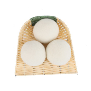 Riutilizzabile eco-friendly naturale 6-7 cm XXL palle da bucato organico <span class=keywords><strong>lana</strong></span> asciugatrice <span class=keywords><strong>ammorbidente</strong></span> <span class=keywords><strong>per</strong></span> lavatrice risparmio di tempo - Product Image 1