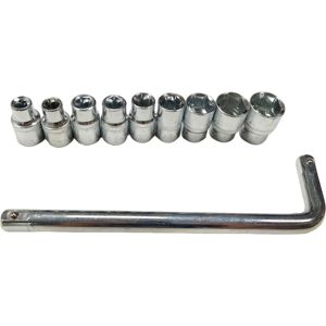 10 takım anahtarı ekstra uzun kilitleme anahtarı seti el aletleri soket anahtar Flex başkanı anahtarı seti cırcır-001 - Product Image 1