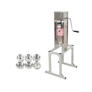 Machine à churros manuelle 5L avec friteuse, machine à snacks espagnole avec 3 embouts et support - Product Image 4
