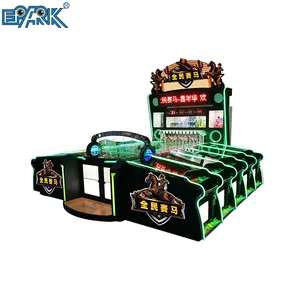 Wholesale Customize Token Coin Operated Amusement Carnival Booth Popular Horse Racing Game Machine