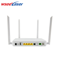 İyi Satışlar Yapan XPON ONU Router, CATV RF POTS VOIP AC WiFi 5 4GE+VOIP+CATV  FTTH Fiber Optik Terminal