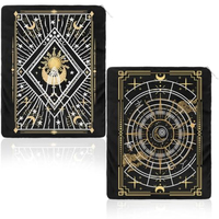 Pochette en velours zippée personnalisée, imprimée et brodée, pour cartes de tarot / livres bibliques