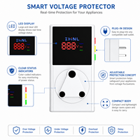 Protecteur de tension domestique d'affichage électronique réglable de 230V 16A pour le réfrigérateur de climatiseur avec la Protection de surintensité
