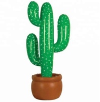 Pot de Cactus Gonflable 36 "Fête Mexicaine à Thème Plage Toile de Fond Hawaïenne Fête de Piscine Désert Décorations de Fête à Thème