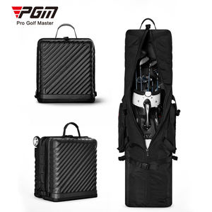 Sac de voyage de golf PGM avec roulettes, coque rigide en ABS et nylon, imperméable, pliable, léger, portable, personnalisé HKB022 - Product Image 1
