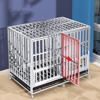Cage pour chien robuste grandes caisses pour chiens à dessus ouvert pliable empilable Installation rapide chenil pour chien avec diviseur