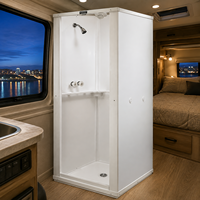 Module de salle de bain complet pour camping-car Van Life, en aluminium, modulaire, installation facile, unité de douche complète pour conversion de camping-car