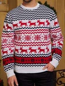 OEM Red <strong>Women's</strong> Plus-Size Knitted Pullovers Casual Knitwear <strong>Jumper</strong> Tops for Ladies Winter Merry <strong>Christmas</strong> Logo Front for Autumn - Product Image 5