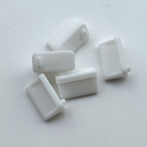 Bouchon anti-poussière en caoutchouc souple pour port USB-A femelle 20/30, pour carte mère d'ordinateur, interface de serveur, port de charge de voiture, noir/blanc - Product Image 2