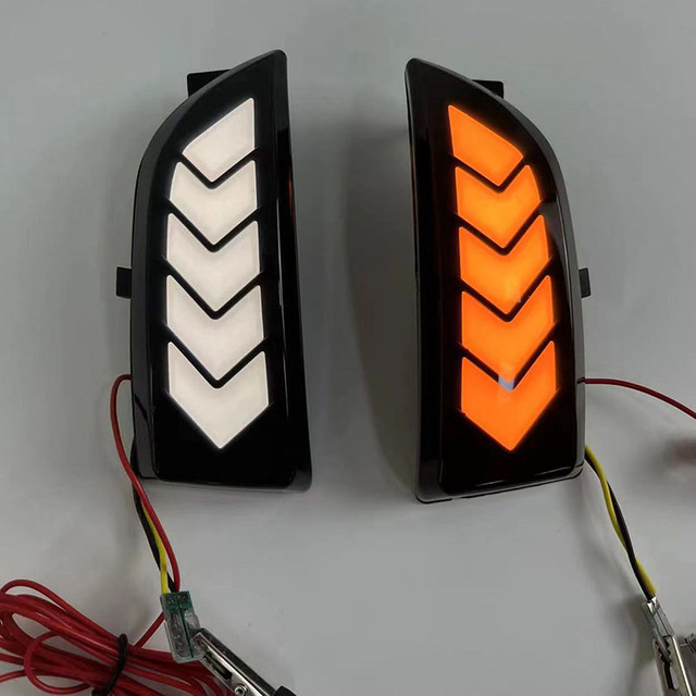 Daytime Running Light for Ford Ranger 12-19 Ford Ranger/Ford Everest Rearview Mirror Retrofit Running Water Turn signal