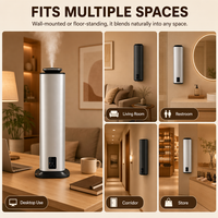 Diffuseur de parfum intelligent, nébuliseur d'arômes, système de parfum pour couloir d'hôtel, haute pression, atomisation à deux fluides, contrôle Bluetooth