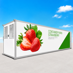 ระบบ HVAC ประหยัดพลังงาน ปรับปรุงการไหลเวียนของอากาศ สำหรับการทำฟาร์มแนวตั้งทุกฤดูกาล พร้อมตู้ปลูกสตรอว์เบอร์รีแบบเคลื่อนย้ายได้ - Product Image 1