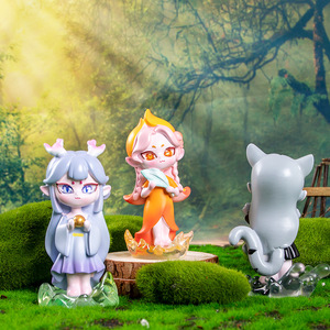 Figurines Yu Mo Craft Mountain And Sea Spirit Blind Box, pour filles de 8 à 13 ans, objets de collection, décoration de la maison, cadeau - Product Image 3